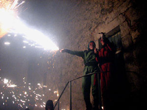 Fires de Sant Narc&iacute;s 2013. El correfoc. 25 anys dels Diables de l'Onyar