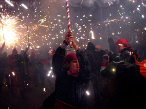Fires de Sant Narc&iacute;s 2013. El correfoc. 25 anys dels Diables de l'Onyar