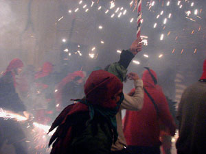 Fires de Sant Narc&iacute;s 2013. El correfoc. 25 anys dels Diables de l'Onyar