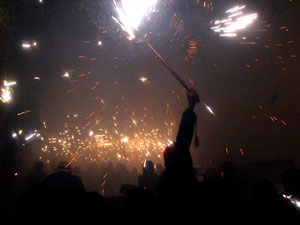 Fires de Sant Narc&iacute;s 2013. El correfoc. 25 anys dels Diables de l'Onyar