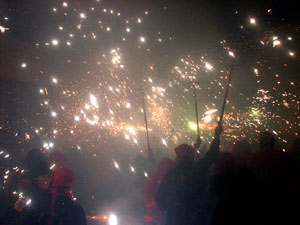 Fires de Sant Narc&iacute;s 2013. El correfoc. 25 anys dels Diables de l'Onyar