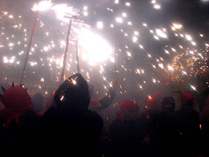 Fires de Sant Narc&iacute;s 2013. El correfoc. 25 anys dels Diables de l'Onyar