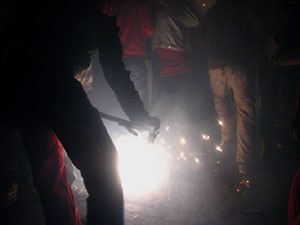 Fires de Sant Narc&iacute;s 2013. El correfoc. 25 anys dels Diables de l'Onyar