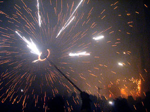 Fires de Sant Narc&iacute;s 2013. El correfoc. 25 anys dels Diables de l'Onyar