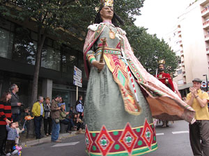 Fires de Sant Narcís 2013. Trobada de gegants: la cercavila