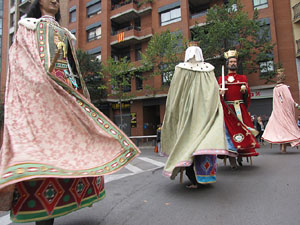 Fires de Sant Narcís 2013. Trobada de gegants: la cercavila