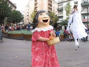 Fires de Sant Narcís 2013. Trobada de gegants: la cercavila