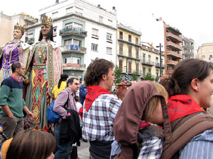 Fires de Sant Narcís 2013. Trobada de gegants: la cercavila