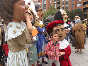 Fires de Sant Narcís 2013. Trobada de gegants: la cercavila