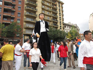 Fires de Sant Narcís 2013. Trobada de gegants: la cercavila