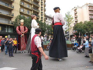 Fires de Sant Narcís 2013. Trobada de gegants: la cercavila