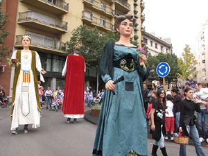 Fires de Sant Narcís 2013. Trobada de gegants: la cercavila