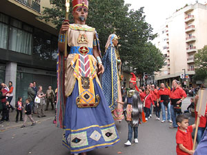 Fires de Sant Narcís 2013. Trobada de gegants: la cercavila