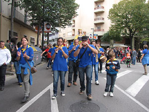 Fires de Sant Narcís 2013. Trobada de gegants: la cercavila