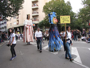 Fires de Sant Narcís 2013. Trobada de gegants: la cercavila