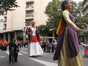 Fires de Sant Narcís 2013. Trobada de gegants: la cercavila