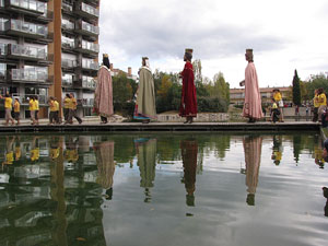 Fires de Sant Narcís 2013. Trobada de gegants: la cercavila