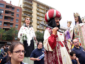 Fires de Sant Narcís 2013. Trobada de gegants: la cercavila