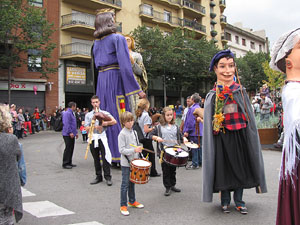 Fires de Sant Narcís 2013. Trobada de gegants: la cercavila