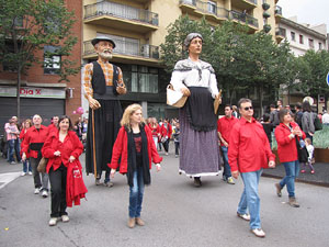 Fires de Sant Narcís 2013. Trobada de gegants: la cercavila