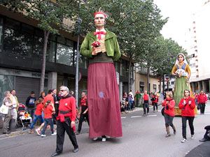 Fires de Sant Narcís 2013. Trobada de gegants: la cercavila