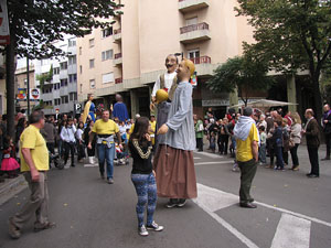 Fires de Sant Narcís 2013. Trobada de gegants: la cercavila