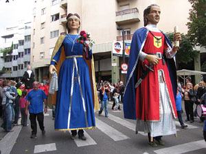 Fires de Sant Narcís 2013. Trobada de gegants: la cercavila
