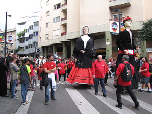 Fires de Sant Narcís 2013. Trobada de gegants: la cercavila