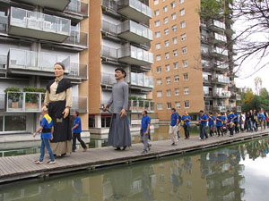 Fires de Sant Narcís 2013. Trobada de gegants: la cercavila