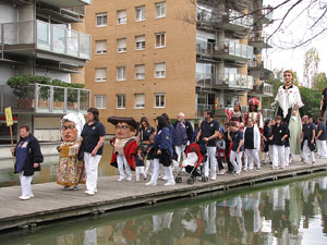 Fires de Sant Narcís 2013. Trobada de gegants: la cercavila