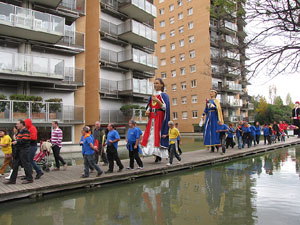 Fires de Sant Narcís 2013. Trobada de gegants: la cercavila