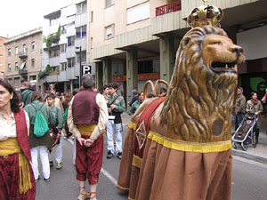 Fires de Sant Narcís 2013. Trobada de gegants: la cercavila