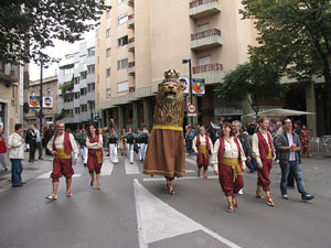 Fires de Sant Narcís 2013. Trobada de gegants: la cercavila