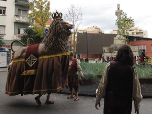 Fires de Sant Narcís 2013. Trobada de gegants: la cercavila