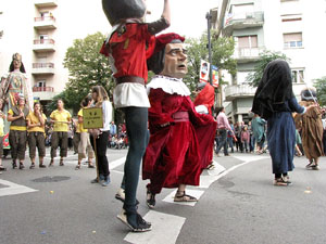 Fires de Sant Narcís 2013. Trobada de gegants: la cercavila