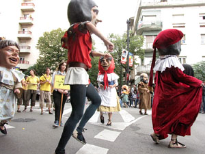 Fires de Sant Narcís 2013. Trobada de gegants: la cercavila