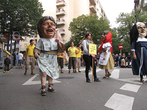 Fires de Sant Narcís 2013. Trobada de gegants: la cercavila