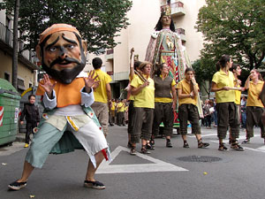 Fires de Sant Narc&iacute;s 2013. Trobada de gegants: la ballada