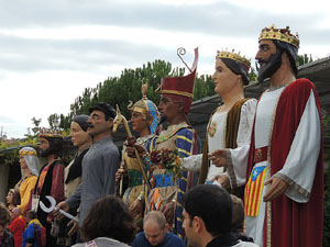 Fires de Sant Narcís 2013. Trobada de gegants