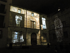 Fires de Sant Narcís 2013. Mapping Orígen mitològic i històric de la ciutat, a la Casa Pastors