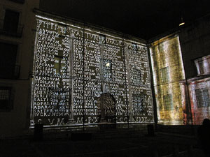 Fires de Sant Narcís 2013. Mapping Orígen mitològic i històric de la ciutat, a la Casa Pastors
