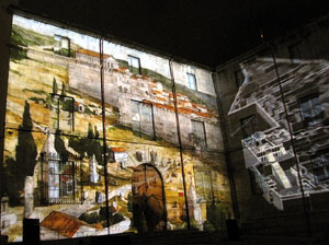 Fires de Sant Narcís 2013. Mapping Orígen mitològic i històric de la ciutat, a la Casa Pastors