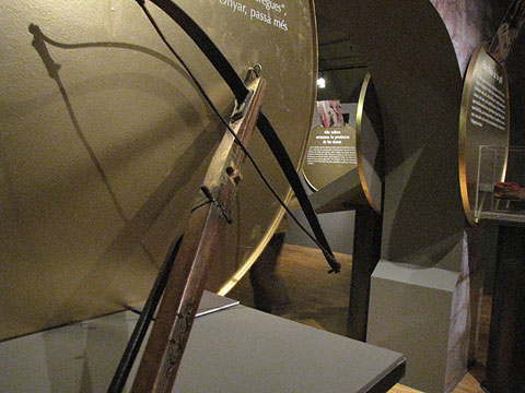 Les instal·lacions de l'exposició durant la inauguració