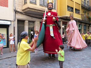 Arribada de la Flama del Canigó 2014