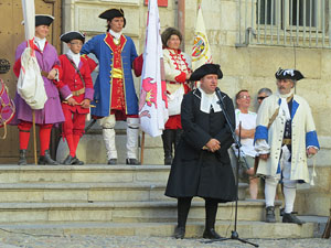 Girona resisteix! Jornades de recreaci&oacute; hist&ograve;rica de la Guerra de Successi&oacute;. Presentaci&oacute; de la recreaci&oacute;
