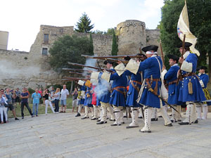 Girona resisteix! Jornades de recreaci&oacute; hist&ograve;rica de la Guerra de Successi&oacute;. Recreaci&oacute; dels combats de 1705