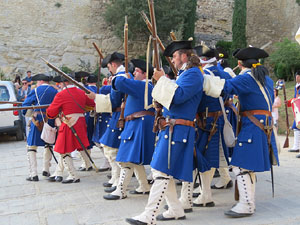 Girona resisteix! Jornades de recreaci&oacute; hist&ograve;rica de la Guerra de Successi&oacute;. Recreaci&oacute; dels combats de 1705