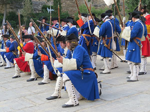 Girona resisteix! Jornades de recreaci&oacute; hist&ograve;rica de la Guerra de Successi&oacute;. Recreaci&oacute; dels combats de 1705