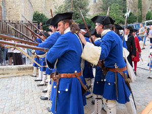 Girona resisteix! Jornades de recreaci&oacute; hist&ograve;rica de la Guerra de Successi&oacute;. Recreaci&oacute; dels combats de 1705