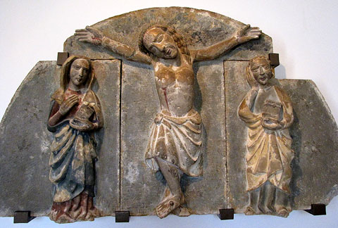 Calvari. Segles XIII-XIV. Procedent de l'Hospital dels Capellans o dels Clergues